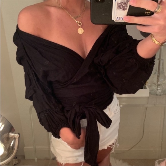 MLM Tops - Off the Shoulder Wrap Top